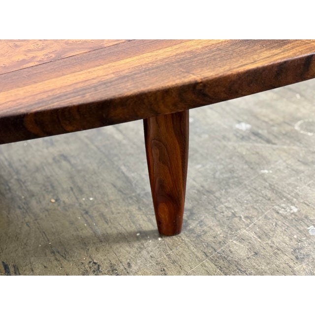 George Nakashima 1950s George Nakashima Coffee Table for Widdicomb "Origins" - Sundra Model 200-84 For Sale - Image 4 of 12