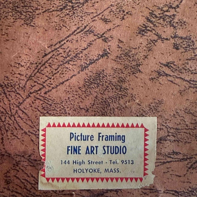 Mid 20th Century Vintage Japanese Landscapes Reproduction Prints - A Pair For Sale - Image 5 of 8