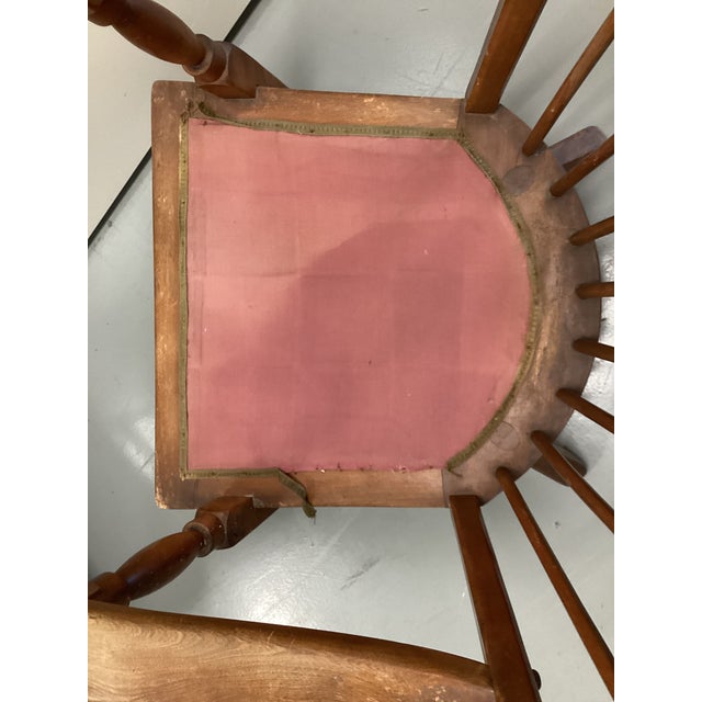 Brown Solid Maple Lodge or Fireside Chair; 1950's State or National Parks Furniture For Sale - Image 8 of 11
