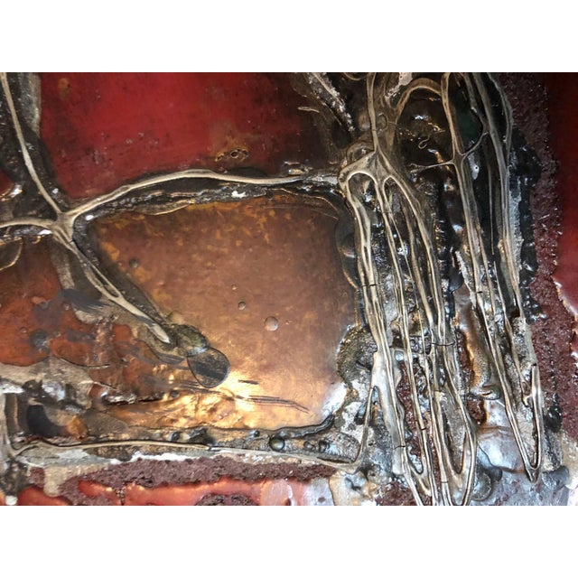 Alexander Raymond Katz, Mixed Media Sculptural Painting "Unicorn" Chicago Jewish Modernist For Sale - Image 4 of 7