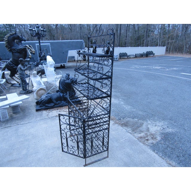 Metal Wine Rack For Sale - Image 4 of 7