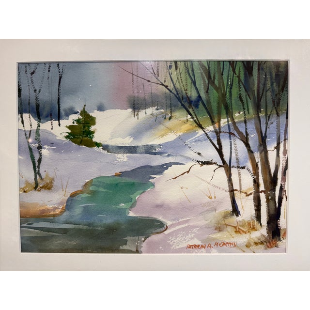 Traditional "North Conway" Watercolor by Patricia McCarthy For Sale - Image 3 of 6