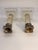 Glass Pair of Vintage Crystal and Silver-Plated Column Candlesticks For Sale - Image 7 of 7