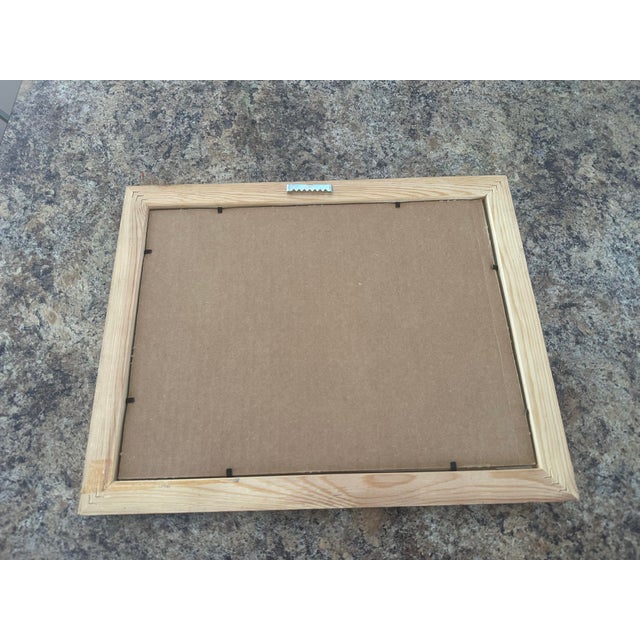 Contemporary “Blossoms in Autumn Light” Framed Signed Original Watercolor Botanical For Sale - Image 3 of 3