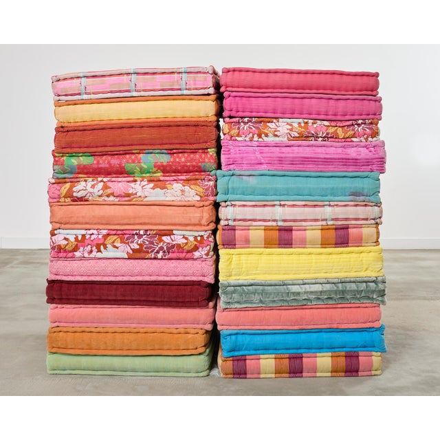 Mah Jong 34 Piece Kenzo Missoni Sofa by Hans Hopfer for Roche Bobois For Sale - Image 11 of 12