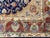 Royal Blue 1980s Royal Tabriz Rug, 5'2" X 6'7" For Sale - Image 8 of 11