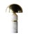 Contemporary Matthew Izzo Home - Art Deco White Marble & Polished Brass Table Lamp - New For Sale - Image 3 of 3