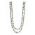 Syna Aquamarine, Rubellite and Peridot Yellow Gold Bead Necklace For Sale