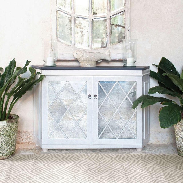 Contemporary Bunny Williams for Dash & Albert Cleo Cement Indoor/Outdoor Rug, 7' 6" x 9' 6" For Sale - Image 3 of 5