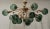 Gold Murano Sputnik Spherical Green Glass and Brass Chandelier, 1990 For Sale - Image 8 of 11