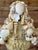 Vintage Shell-Encrusted Carved Wood Urn Table Lamps - Pair For Sale - Image 10 of 12