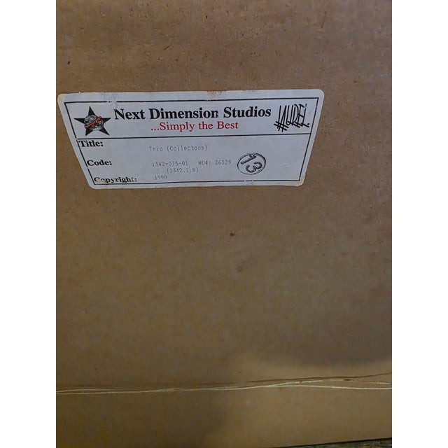 Vintage 3 / Trio Piece Alfred Gockel Framed Artwork For Sale - Image 11 of 12