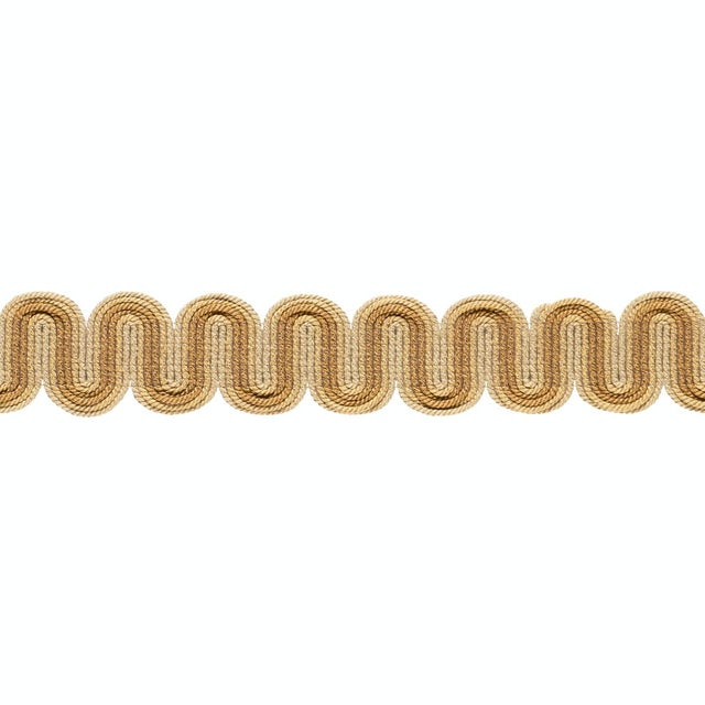 A cotton-blend trim embellished with a serpentine cord design, Winding River Tape adds texture and dimension to pillows,...