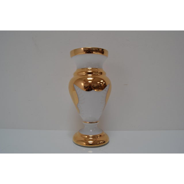 1960s Art Glass Vase, Glasswork Novy Bor, 1960s For Sale - Image 5 of 14