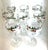 1960s 1960s Libby Winter Village Wine/Water Goblet Set of 8 For Sale - Image 5 of 9