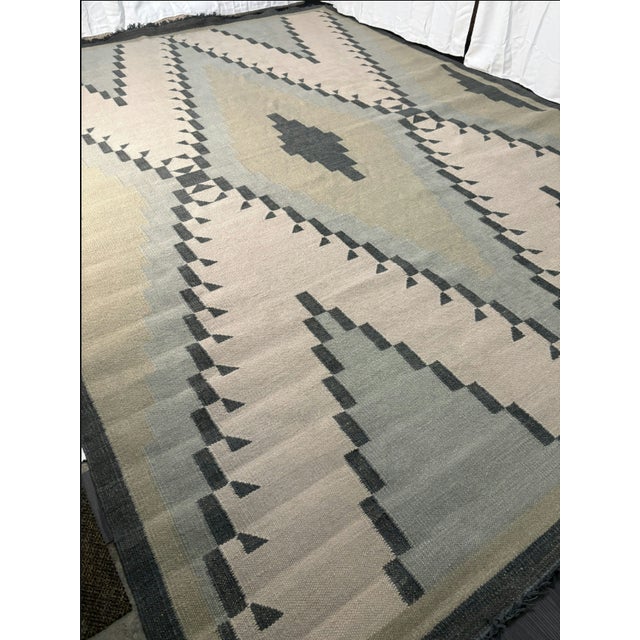 Contemporary Pottery Barn Lael Handwoven Rug – 10’ X 14’ Also Marketed as Lemieux Et Cie Cluny Nicolau Rug | New For Sale - Image 3 of 9