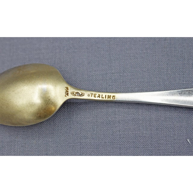 1900 - 1909 Circa 1900 Set of 6 Demitasse Spoons by Shiebler For Sale - Image 5 of 5