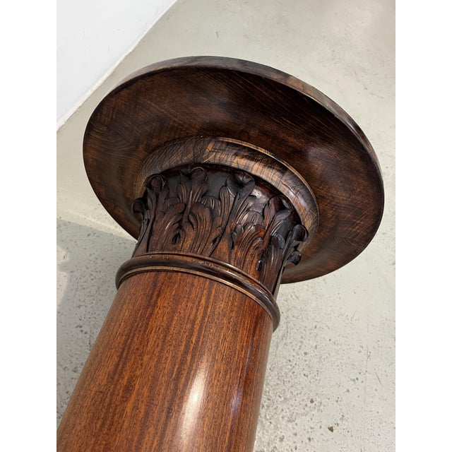 Antique Flower Column, 1800s For Sale - Image 10 of 13