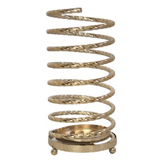 Vintage Spiral Umbrella Stand, 1980s For Sale