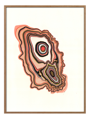 Pernille Snedker, Salmon Woodrings #05, Archival Giclée Fine Art Print