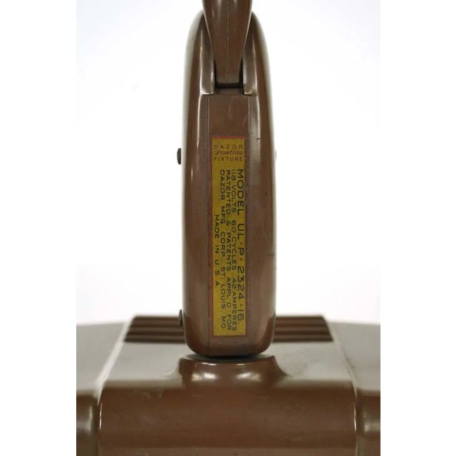 1950s Mid Century Dazor Floating Portable Desk Lamp For Sale - Image 11 of 12