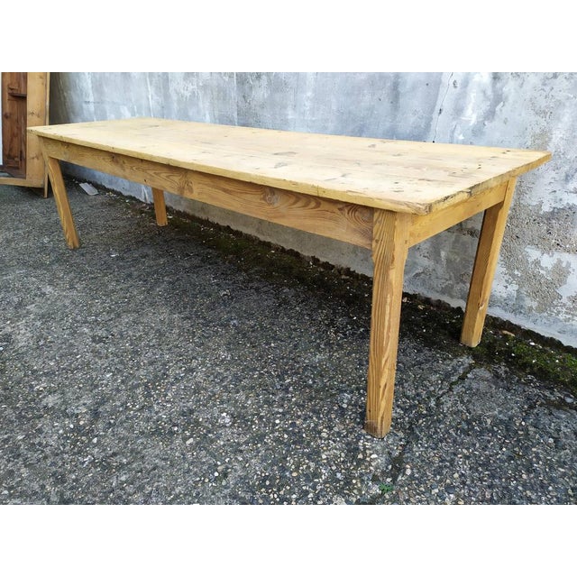 Rustic Drapieres Table Tappieres Sapin, 1920s For Sale - Image 3 of 18