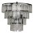 NOIR Carnegie Chandelier in Black Metal - Medium For Sale