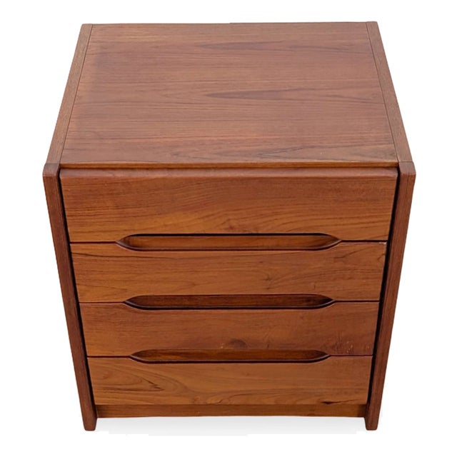 Mid-Century Modern Teak Chest of Drawers by E.W. Bach For Sale