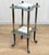 Antique Victorian 2-Tier Iron Plant Stand W/ Marble Top For Sale - Image 4 of 11