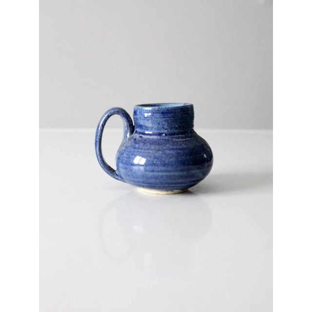 Contemporary Vintage Studio Pottery Mug For Sale - Image 3 of 11