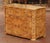 Mid-Century French Charles X Style Burl Elm Three-Drawer Chest Commode For Sale In Dallas - Image 6 of 10