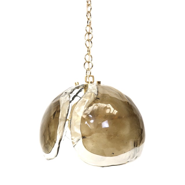 Large Murano Glass Pendant Lamp from Kaiser Leuchten, 1970 For Sale