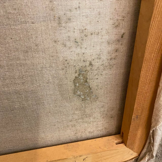 Mid 20th Century Abstract Infrastructure Painting For Sale In Cleveland - Image 6 of 9