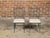 English Pair of English Chinese Chippendale Style Midcentury Side Chairs with Upholstery For Sale - Image 3 of 10