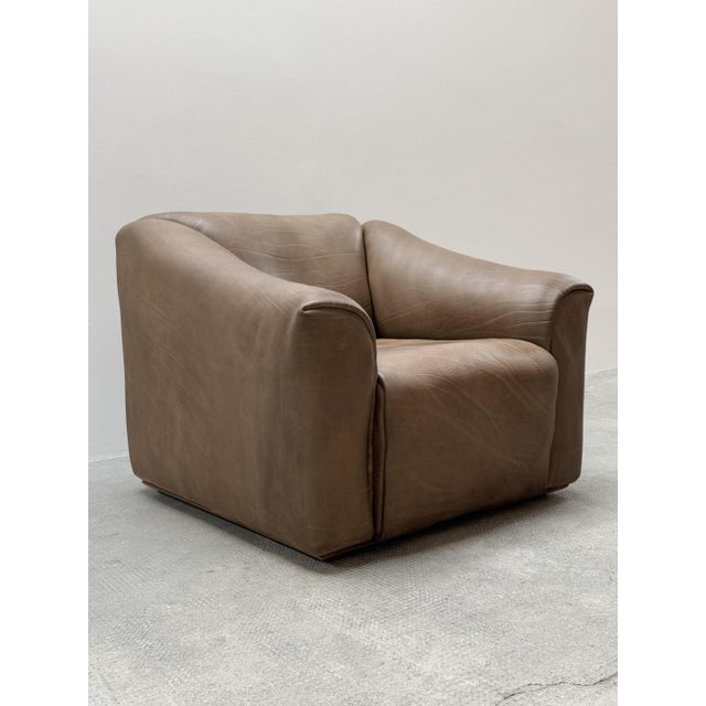 Vintage Swiss DS-47 Chair in Buffalo Leather from De Sede, 1970s For Sale - Image 4 of 12