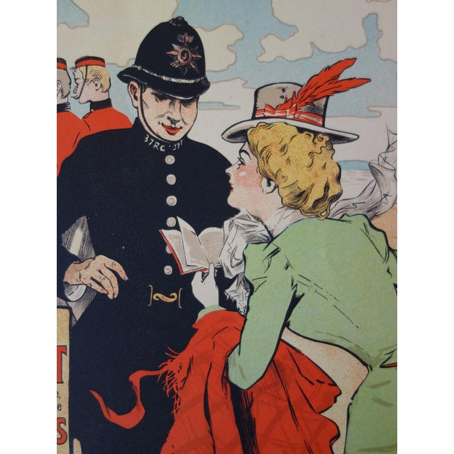 Les Maîtres de l'Affiche, Railways of the South of England Advertisement, Original Lithograph, 1896-1900 For Sale - Image 3 of 6