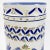 Hand-Painted Reticulated Ceramic Umbrella Stand For Sale - Image 4 of 7