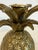Hollywood Regency Vintage Boho Chic Brass Pineapple Candlestick Holders - A Pair For Sale - Image 3 of 11