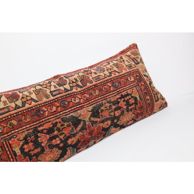 1900 - 1909 Antique Tribal Handwoven Throw Pillow Cover -16'' X 36'' For Sale - Image 5 of 9