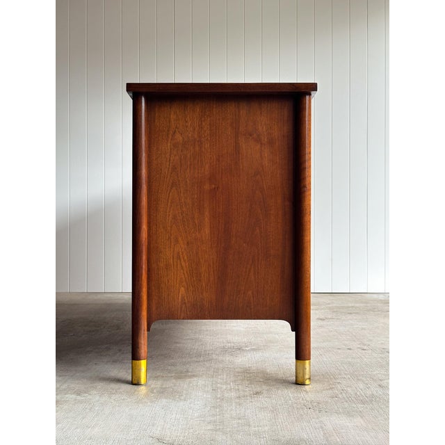 Mid-Century Modern Heritage Collection Walnut and Brass Sideboard For Sale - Image 14 of 17