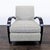Modern Room & Board Sloan Modern Lounge Chair With Curved Wood Arms For Sale - Image 3 of 16
