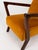 1960s Vintage Italian Armchairs in Orange Velvet, 1960s, Set of 2 For Sale - Image 5 of 13