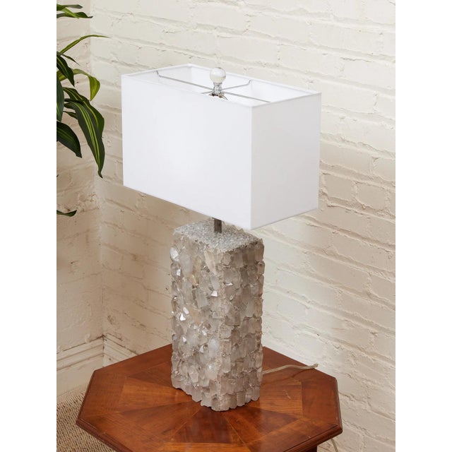 Mid 20th Century Designer Crystal Lamp For Sale In Los Angeles - Image 6 of 10