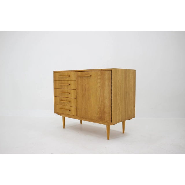 Oak Cabinet, Czechoslovakia, 1960s For Sale - Image 8 of 11