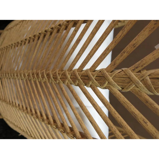 Contemporary Rattan Armchair from VR For Sale - Image 3 of 4