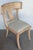 Textile Set of Four Neoclassical Grey-White Polychromed Klismos Chairs Late 20th C. For Sale - Image 7 of 15