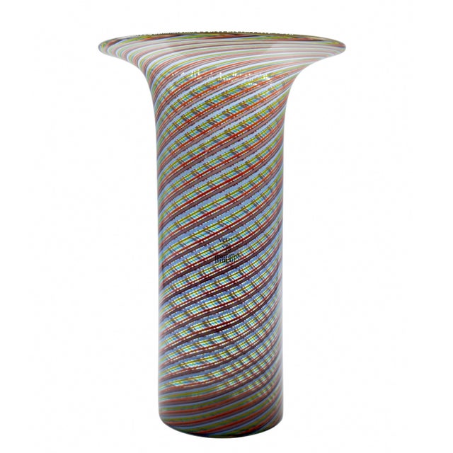 Murano Glass Vase by Lino Tagliapietra for Effetre International, Italy, 1980s For Sale - Image 9 of 9