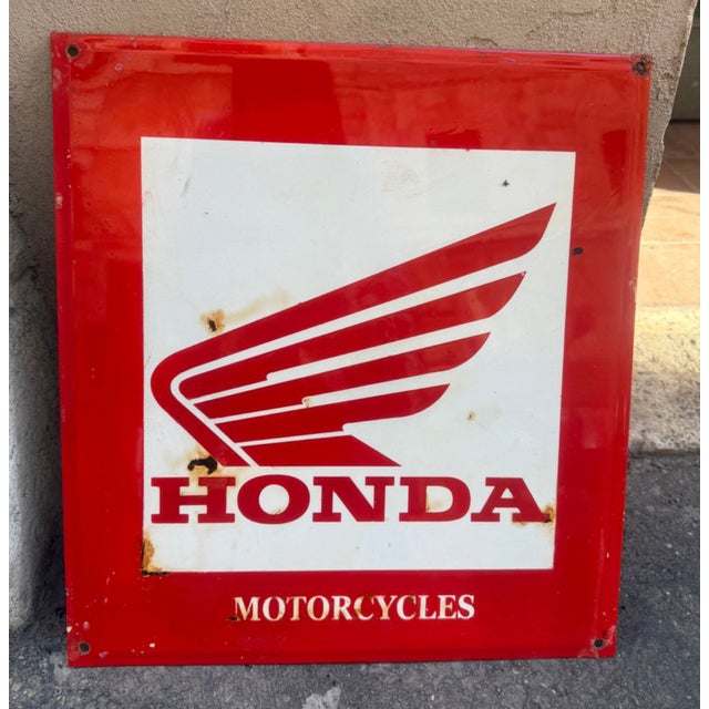 Vintage Honda Sign in Iron, 1950s For Sale - Image 6 of 6