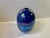 Blue Vintage Höganäs Stoneware Egg Vase with Mirror Glaze For Sale - Image 8 of 8