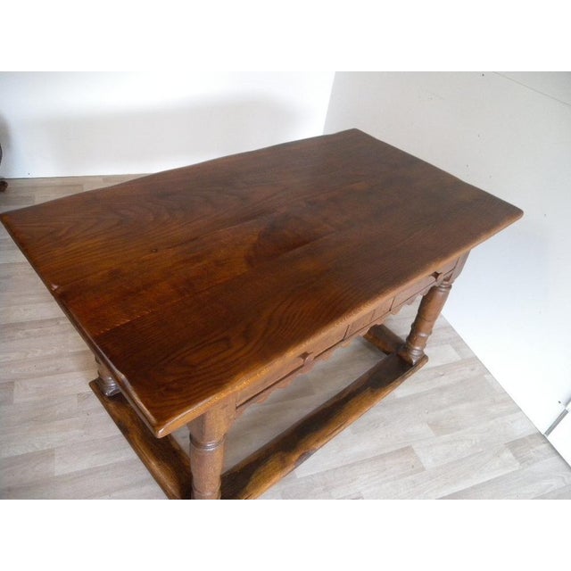 Brown Renaissance Monastery Dining Table, 1650 For Sale - Image 8 of 18